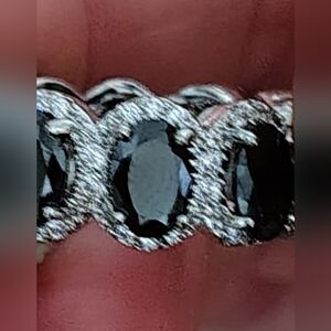 Sophisticated Black and Silver Bracelet